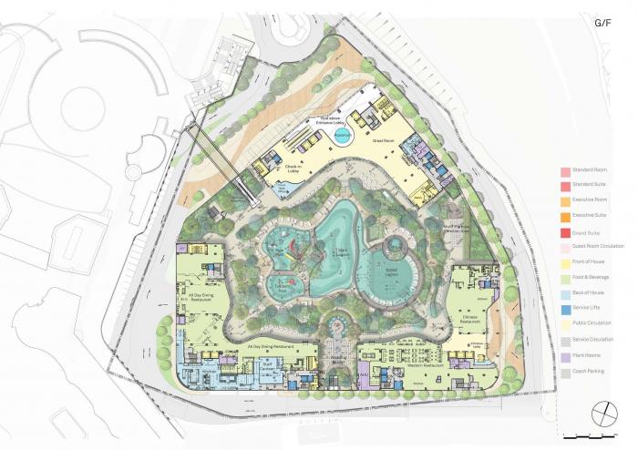 BIM建筑|海洋公园万豪酒店,海洋氛围中的都市度假胜地 / Aedas BIM建筑|海洋公园万豪酒店,海洋氛围中的都市度假胜地 / Aedas