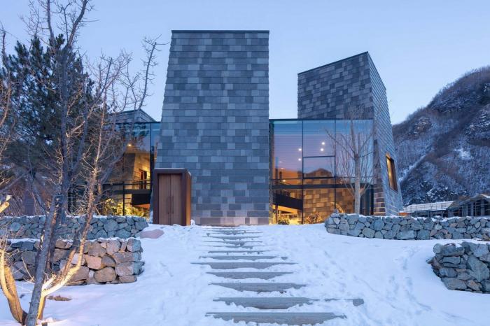 BIM建筑|森之谷温泉中心 / B.L.U.E. 建筑设计事务所 BIM建筑|森之谷温泉中心 / B.L.U.E. 建筑设计事务所