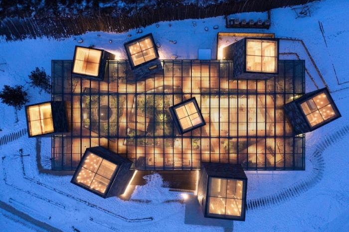 BIM建筑|森之谷温泉中心 / B.L.U.E. 建筑设计事务所 BIM建筑|森之谷温泉中心 / B.L.U.E. 建筑设计事务所