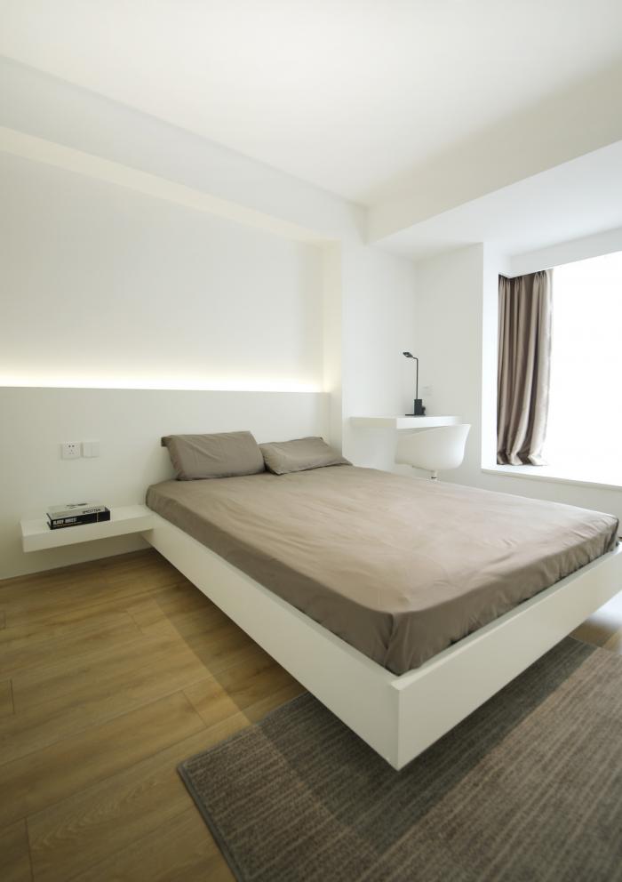 BIM建筑|46㎡北京旧房改造,90后单身女孩极简空间 / 无名创想联盟 BIM建筑|46㎡北京旧房改造,90后单身女孩极简空间 / 无名创想联盟