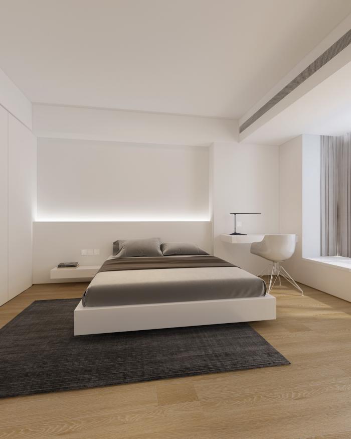 BIM建筑|46㎡北京旧房改造,90后单身女孩极简空间 / 无名创想联盟 BIM建筑|46㎡北京旧房改造,90后单身女孩极简空间 / 无名创想联盟