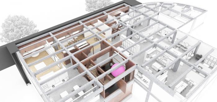 BIM建筑|粗野而柔美的结构艺术——J+生活艺术馆 / 纬图设计 BIM建筑|粗野而柔美的结构艺术——J+生活艺术馆 / 纬图设计