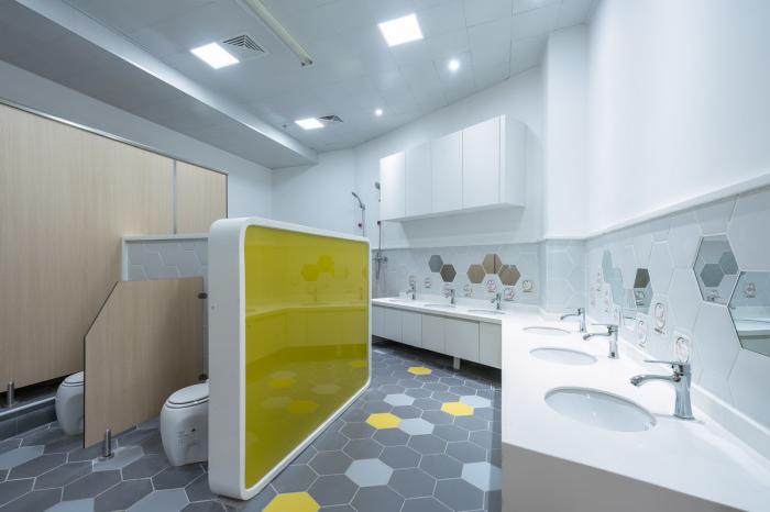 BIM建筑|简单几何勾勒而成的六边形“蜂巢”:杭州浦乐幼儿园杨家墩分园 / goa大象设计 BIM建筑|简单几何勾勒而成的六边形“蜂巢”:杭州浦乐幼儿园杨家墩分园 / goa大象设计