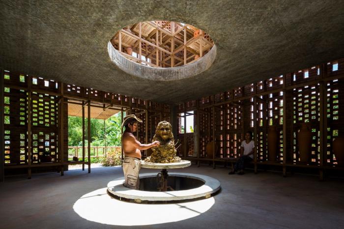 BIM建筑|越南赤土陶艺工坊 BIM建筑|越南赤土陶艺工坊