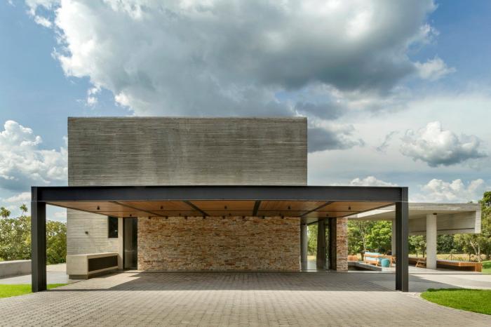 BIM建筑|依阶层创造,水平嵌套的空间:巴西“电影”住宅 BIM建筑|依阶层创造,水平嵌套的空间:巴西“电影”住宅