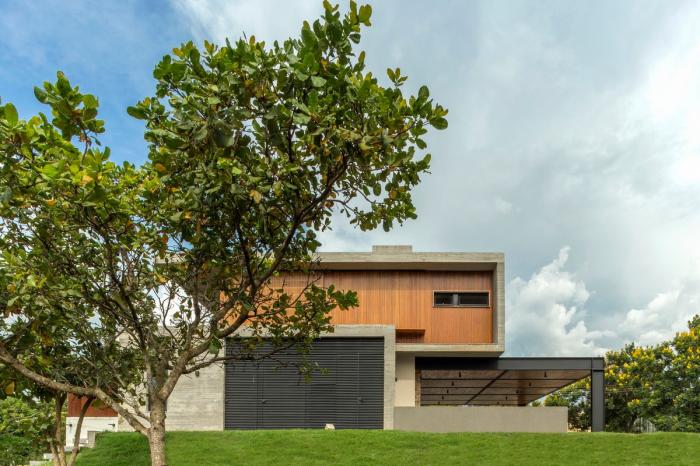 BIM建筑|依阶层创造,水平嵌套的空间:巴西“电影”住宅 BIM建筑|依阶层创造,水平嵌套的空间:巴西“电影”住宅