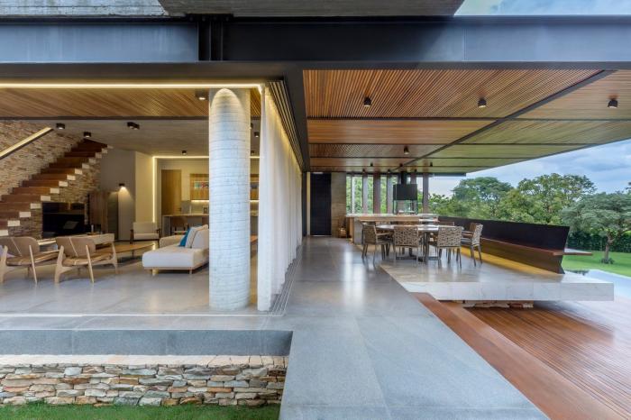 BIM建筑|依阶层创造,水平嵌套的空间:巴西“电影”住宅 BIM建筑|依阶层创造,水平嵌套的空间:巴西“电影”住宅