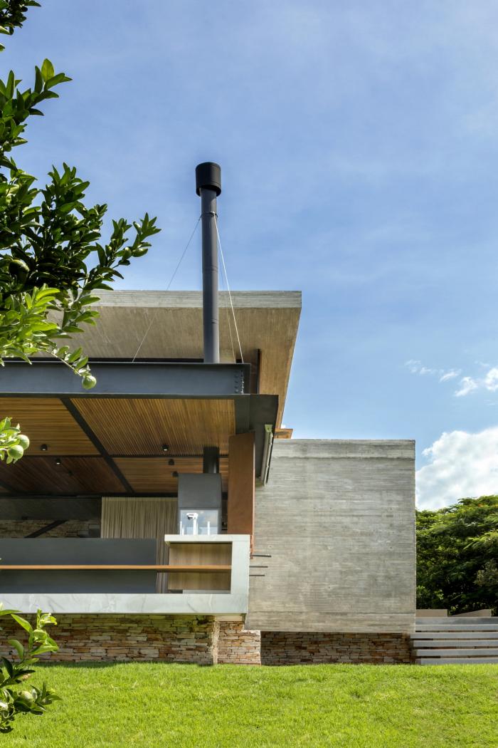 BIM建筑|依阶层创造,水平嵌套的空间:巴西“电影”住宅 BIM建筑|依阶层创造,水平嵌套的空间:巴西“电影”住宅