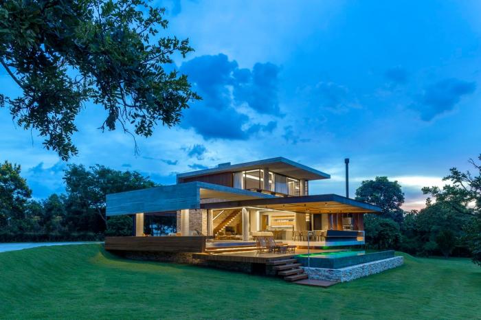 BIM建筑|依阶层创造,水平嵌套的空间:巴西“电影”住宅 BIM建筑|依阶层创造,水平嵌套的空间:巴西“电影”住宅