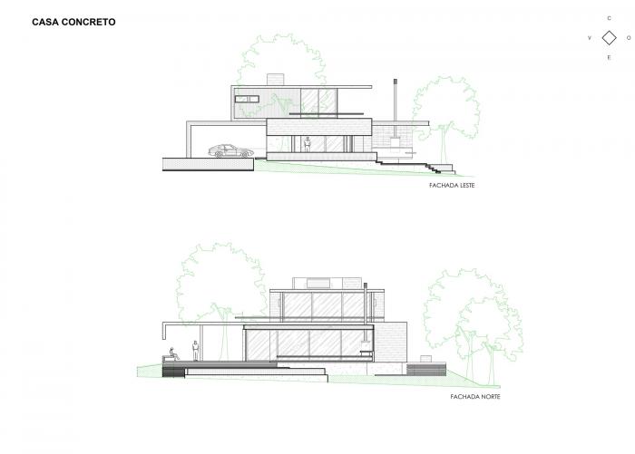 BIM建筑|依阶层创造,水平嵌套的空间:巴西“电影”住宅 BIM建筑|依阶层创造,水平嵌套的空间:巴西“电影”住宅