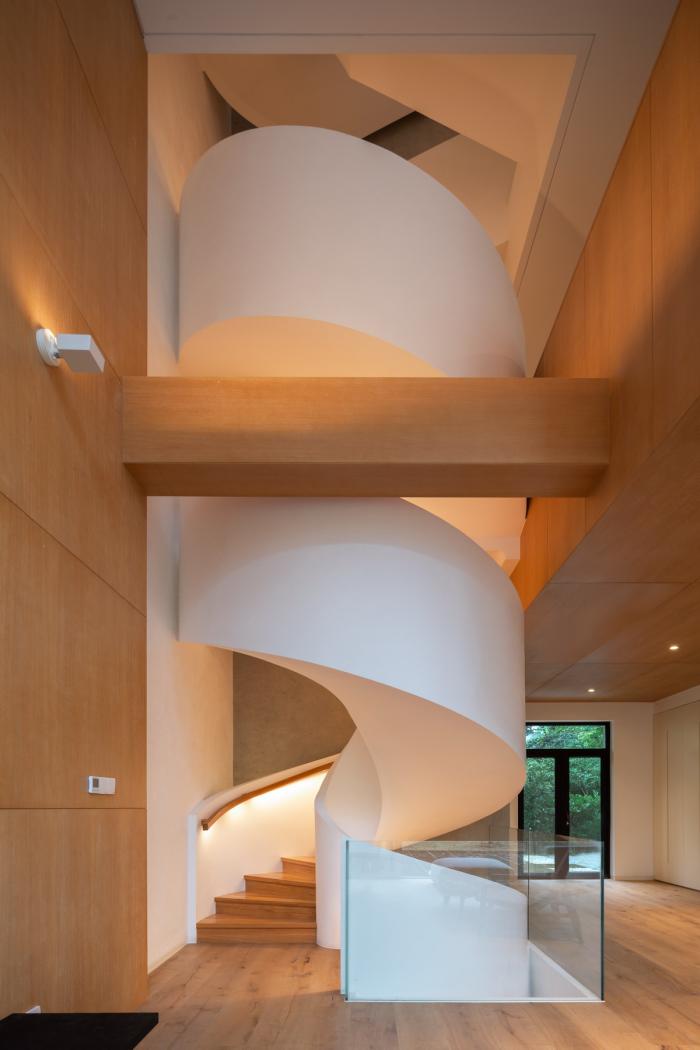BIM建筑|静谧而温暖的空间,杭州 Spiral Villa / 堤由匡建筑设计工作室 BIM建筑|静谧而温暖的空间,杭州 Spiral Villa / 堤由匡建筑设计工作室