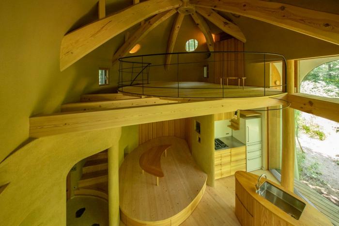 BIM建筑|可爱俏皮,森林中的壳型土屋 BIM建筑|可爱俏皮,森林中的壳型土屋