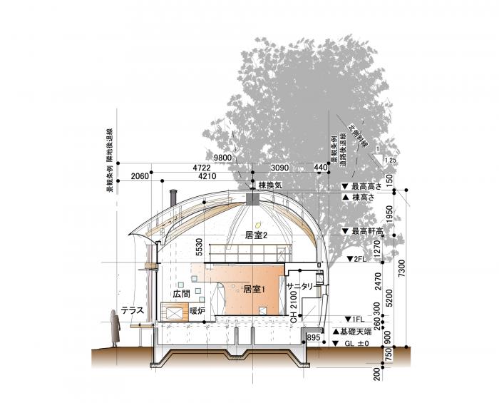 BIM建筑|可爱俏皮,森林中的壳型土屋 BIM建筑|可爱俏皮,森林中的壳型土屋