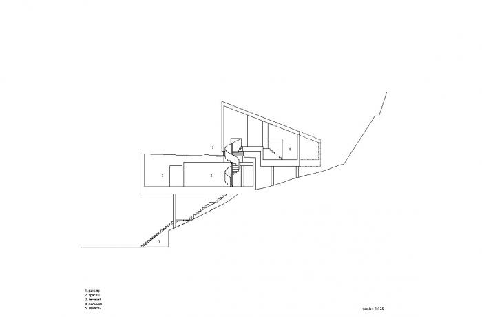 BIM建筑|斜坡上的住宅:8008 BIM建筑|斜坡上的住宅:8008