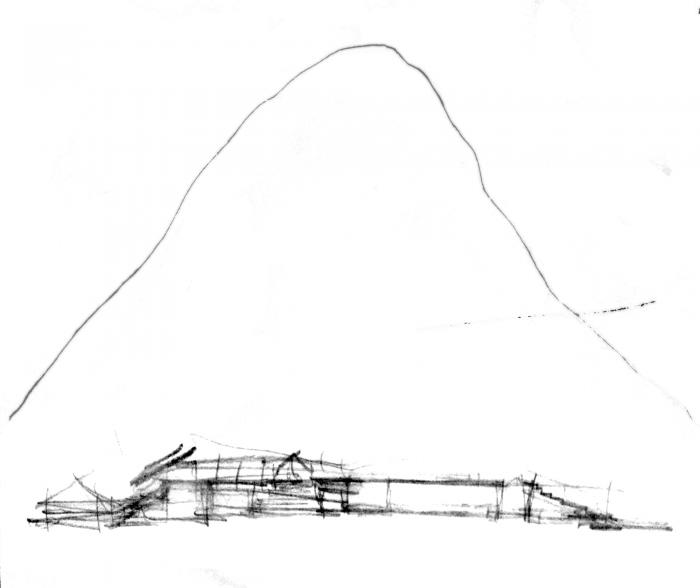 BIM建筑|匍匐于山脚下的巨石:楼纳露营服务中心 / 李兴钢工作室 BIM建筑|匍匐于山脚下的巨石:楼纳露营服务中心 / 李兴钢工作室