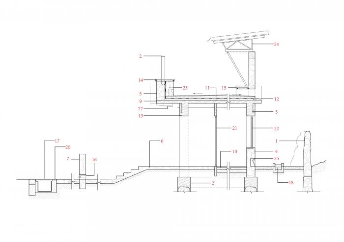 BIM建筑|匍匐于山脚下的巨石:楼纳露营服务中心 / 李兴钢工作室 BIM建筑|匍匐于山脚下的巨石:楼纳露营服务中心 / 李兴钢工作室