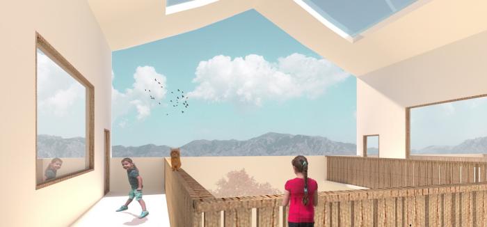 BIM建筑|捷克 LOŠBATES 小学设计竞标方案:延续 - 渗透 - 共享 / 平时建筑事务所 BIM建筑|捷克 LOŠBATES 小学设计竞标方案:延续 - 渗透 - 共享 / 平时建筑事务所