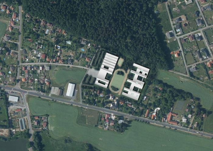 BIM建筑|捷克 LOŠBATES 小学设计竞标方案:延续 - 渗透 - 共享 / 平时建筑事务所 BIM建筑|捷克 LOŠBATES 小学设计竞标方案:延续 - 渗透 - 共享 / 平时建筑事务所