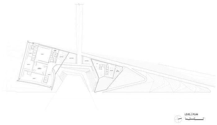 BIM建筑|如“风车”般旋转:美国奥林匹克博物馆 / DS+R BIM建筑|如“风车”般旋转:美国奥林匹克博物馆 / DS+R