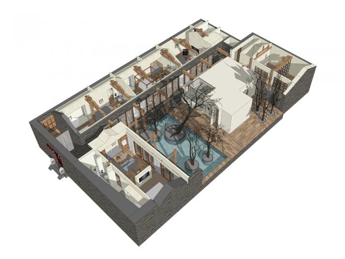 BIM建筑|元古水屋 / 元古设计 BIM建筑|元古水屋 / 元古设计