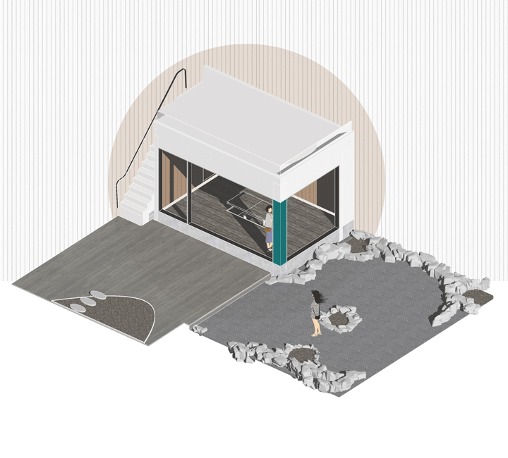 BIM建筑|一米藏:在100平米的院子里不动声色地炫技 BIM建筑|一米藏:在100平米的院子里不动声色地炫技