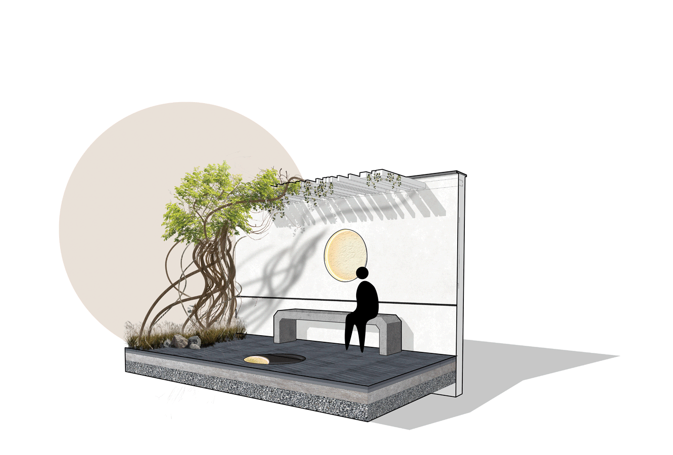 BIM建筑|一米藏:在100平米的院子里不动声色地炫技 BIM建筑|一米藏:在100平米的院子里不动声色地炫技