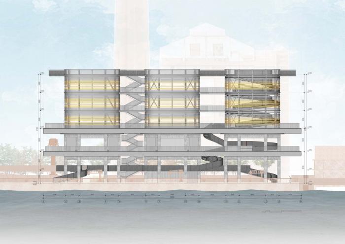 BIM建筑|灰仓美术馆 / 同济原作设计工作室 BIM建筑|灰仓美术馆 / 同济原作设计工作室