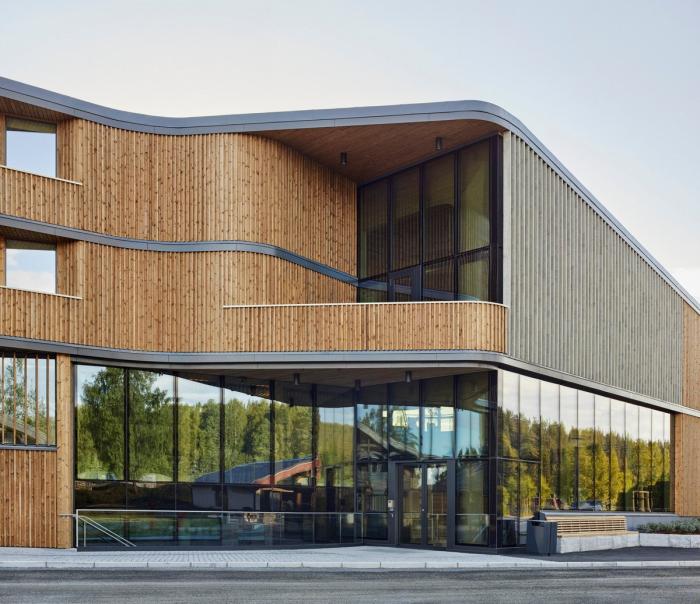 BIM建筑|挪威收藏图书馆:垂直木材编织出柔和立面 / Helen & Hard BIM建筑|挪威收藏图书馆:垂直木材编织出柔和立面 / Helen & Hard