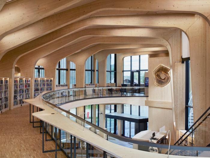 BIM建筑|挪威收藏图书馆:垂直木材编织出柔和立面 / Helen & Hard BIM建筑|挪威收藏图书馆:垂直木材编织出柔和立面 / Helen & Hard