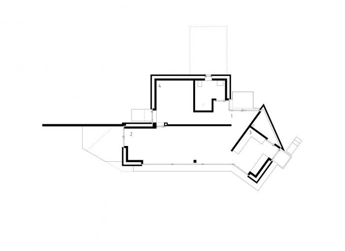 BIM建筑|群山环抱之中,“折叠百变”的混凝土小屋 BIM建筑|群山环抱之中,“折叠百变”的混凝土小屋
