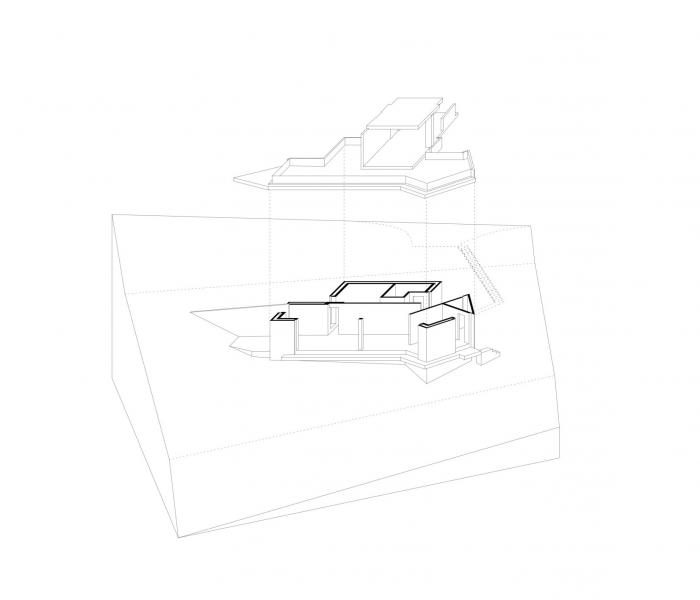BIM建筑|群山环抱之中,“折叠百变”的混凝土小屋 BIM建筑|群山环抱之中,“折叠百变”的混凝土小屋