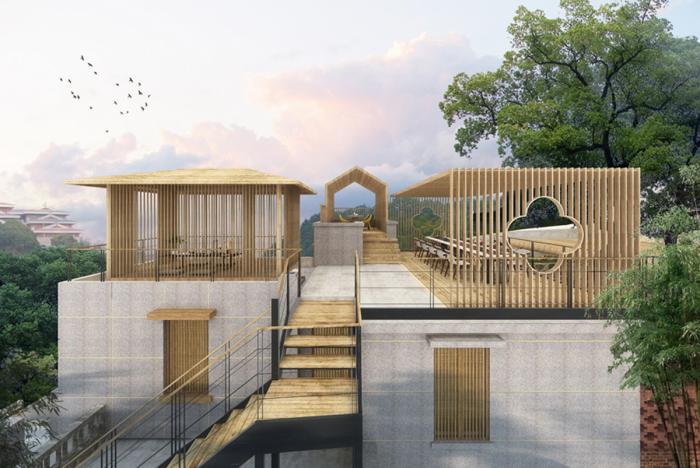 BIM建筑|南洋华侨老别墅变身记·俱舍茶集 / WDD维度点设计 BIM建筑|南洋华侨老别墅变身记·俱舍茶集 / WDD维度点设计