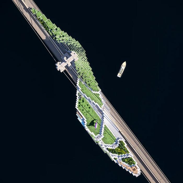 BIM建筑|布鲁克林“悬崖”:可居住的桥梁 / Daniel Gillen BIM建筑|布鲁克林“悬崖”:可居住的桥梁 / Daniel Gillen