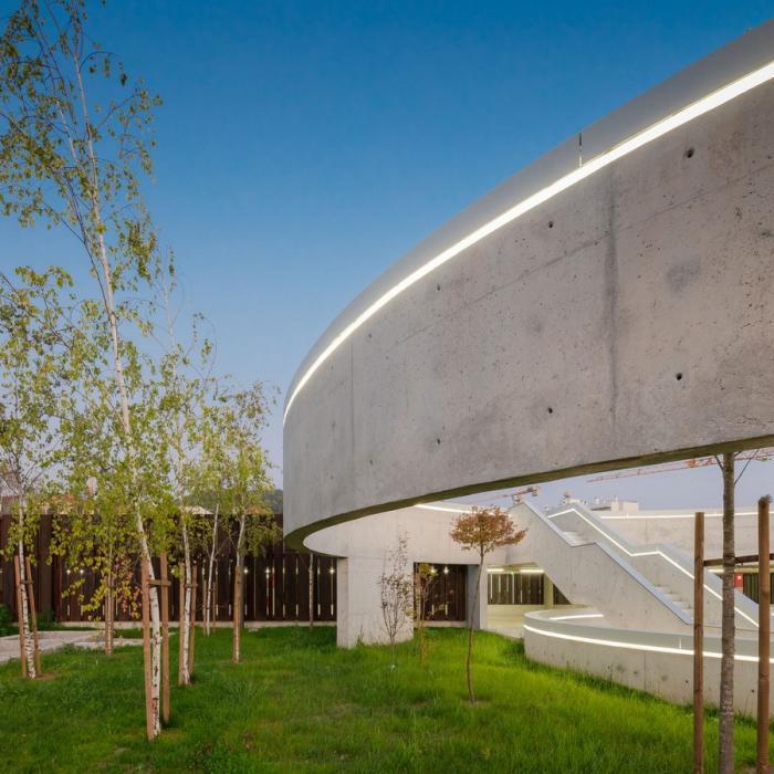 BIM建筑|旋转的地下“陀螺”:汽车公园“Caldeiroa” / Pitagoras Group BIM建筑|旋转的地下“陀螺”:汽车公园“Caldeiroa” / Pitagoras Group