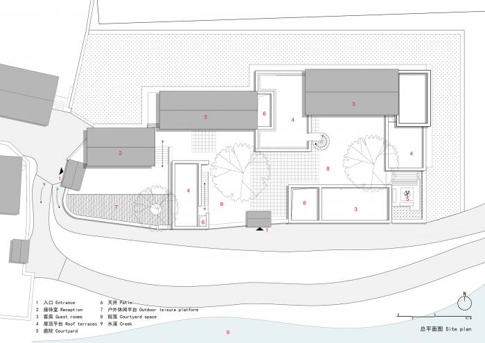 BIM建筑|太岳院子——造币局民宿 / 三文建筑 BIM建筑|太岳院子——造币局民宿 / 三文建筑