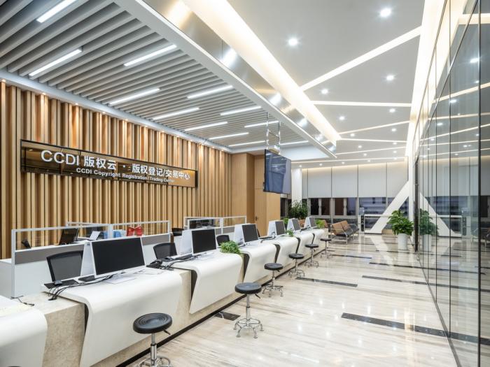 BIM建筑|版权云工作基地——国内首发国家数字音像传播服务平台 / 上海华都建筑规划设计 BIM建筑|版权云工作基地——国内首发国家数字音像传播服务平台 / 上海华都建筑规划设计