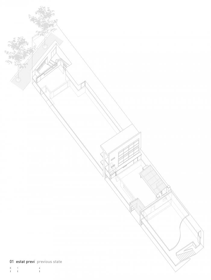 BIM建筑|巴塞罗那住宅改造,纵向贯通 / estudi08014 BIM建筑|巴塞罗那住宅改造,纵向贯通 / estudi08014