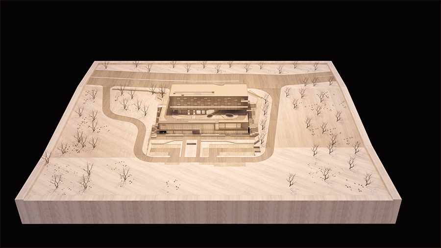 BIM建筑|版权云工作基地——国内首发国家数字音像传播服务平台 / 上海华都建筑规划设计 BIM建筑|版权云工作基地——国内首发国家数字音像传播服务平台 / 上海华都建筑规划设计