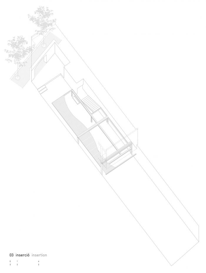 BIM建筑|巴塞罗那住宅改造,纵向贯通 / estudi08014 BIM建筑|巴塞罗那住宅改造,纵向贯通 / estudi08014