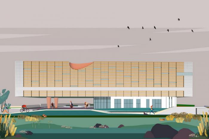 BIM建筑|版权云工作基地——国内首发国家数字音像传播服务平台 / 上海华都建筑规划设计 BIM建筑|版权云工作基地——国内首发国家数字音像传播服务平台 / 上海华都建筑规划设计