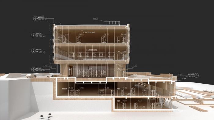 BIM建筑|版权云工作基地——国内首发国家数字音像传播服务平台 / 上海华都建筑规划设计 BIM建筑|版权云工作基地——国内首发国家数字音像传播服务平台 / 上海华都建筑规划设计