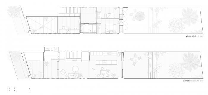 BIM建筑|巴塞罗那住宅改造,纵向贯通 / estudi08014 BIM建筑|巴塞罗那住宅改造,纵向贯通 / estudi08014
