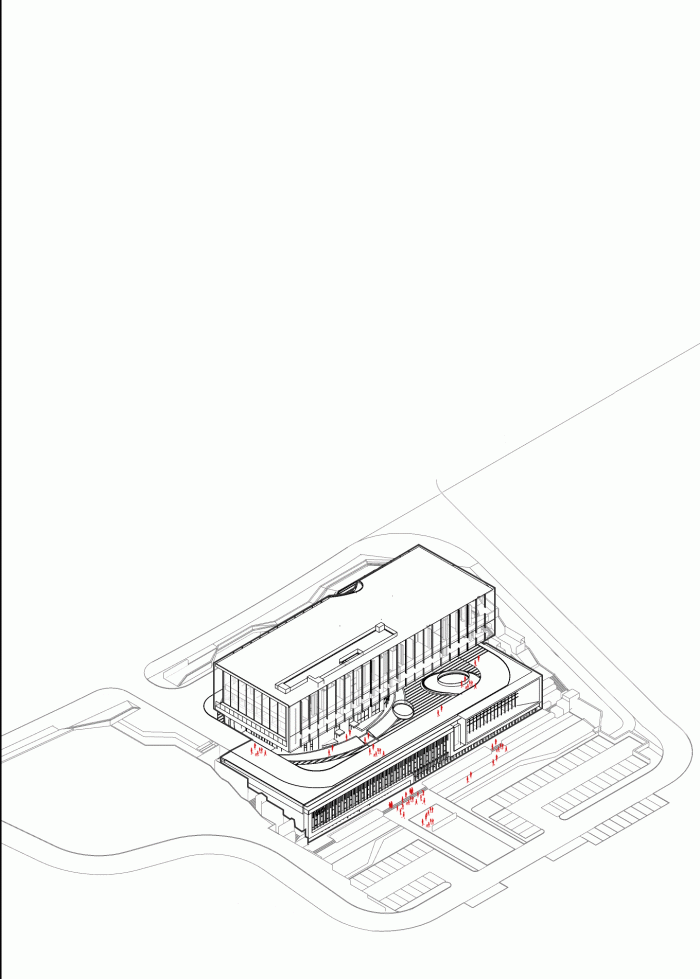 BIM建筑|版权云工作基地——国内首发国家数字音像传播服务平台 / 上海华都建筑规划设计 BIM建筑|版权云工作基地——国内首发国家数字音像传播服务平台 / 上海华都建筑规划设计