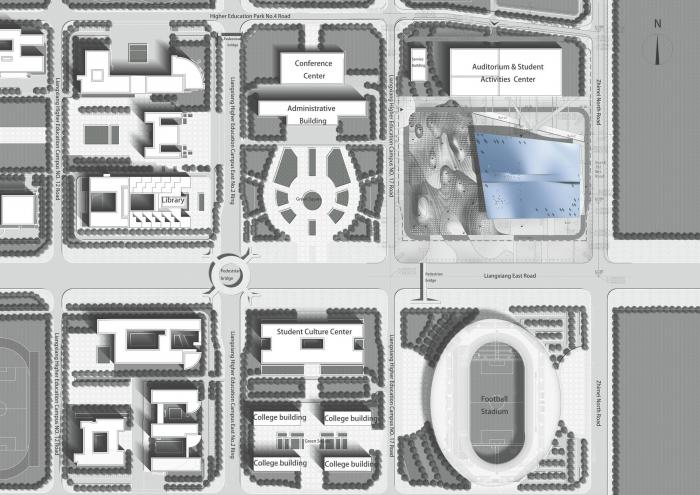 BIM建筑|北京理工大学良乡校区文化体育中心 / 时境建筑 BIM建筑|北京理工大学良乡校区文化体育中心 / 时境建筑