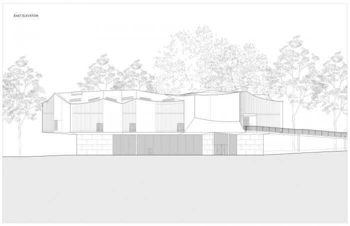 BIM建筑|轻盈飞动,绕古树而生,温特视觉艺术楼 / 斯蒂文·霍尔建筑事务所 BIM建筑|轻盈飞动,绕古树而生,温特视觉艺术楼 / 斯蒂文·霍尔建筑事务所