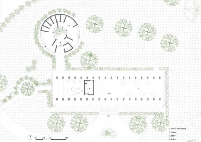 BIM建筑|越南 Huong An Vien 游客中心 / 武重义建筑事务所 BIM建筑|越南 Huong An Vien 游客中心 / 武重义建筑事务所