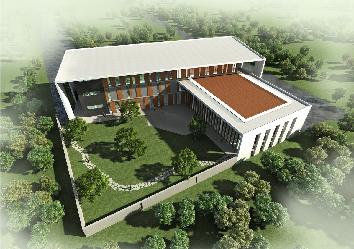 BIM建筑|广西贺州市.平桂档案馆——简洁至上 / 广西中盛建筑设计有限公司 BIM建筑|广西贺州市.平桂档案馆——简洁至上 / 广西中盛建筑设计有限公司