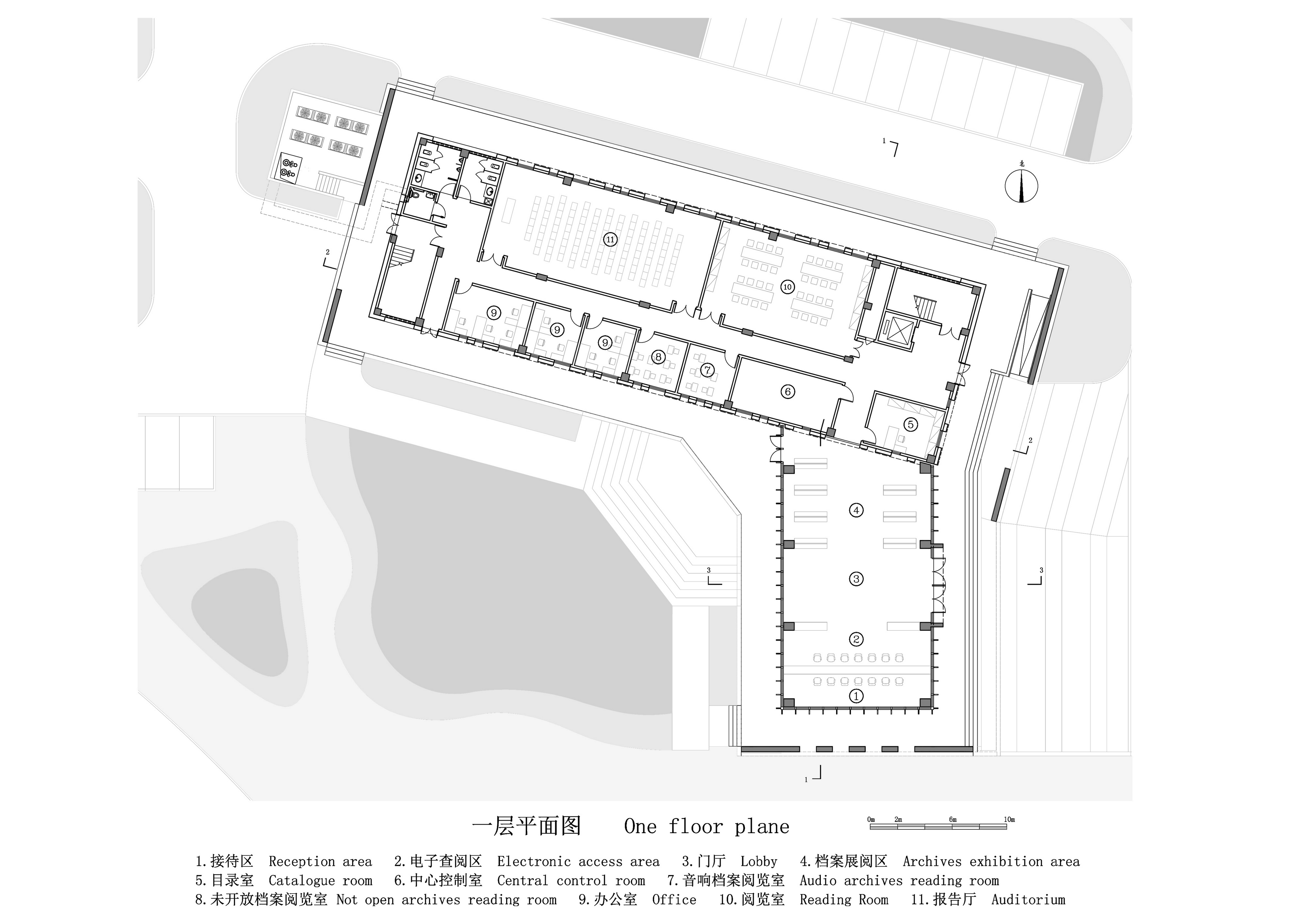 BIM建筑|广西贺州市.平桂档案馆——简洁至上 / 广西中盛建筑设计有限公司 BIM建筑|广西贺州市.平桂档案馆——简洁至上 / 广西中盛建筑设计有限公司