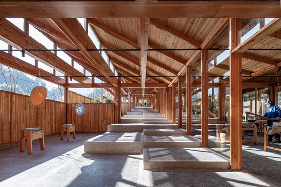 BIM建筑|DnA工作室在中国山区建造木材豆腐厂 BIM建筑|DnA工作室在中国山区建造木材豆腐厂