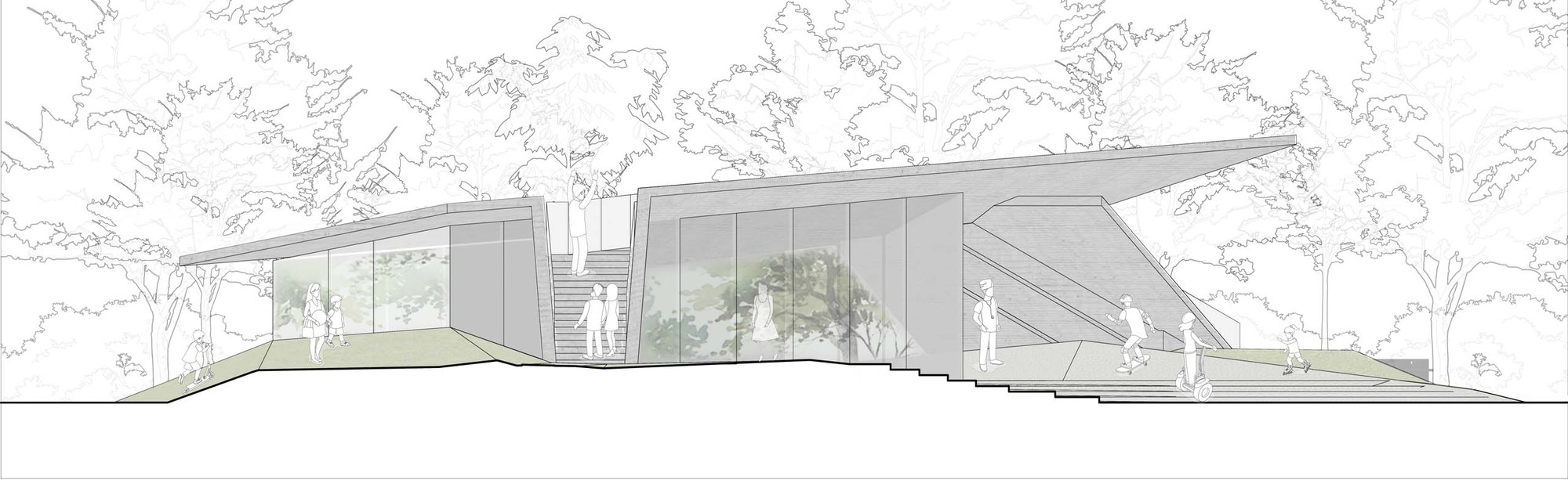 BIM建筑|苏河驿·纸鸢屋 / 同济原作设计工作室 BIM建筑|苏河驿·纸鸢屋 / 同济原作设计工作室